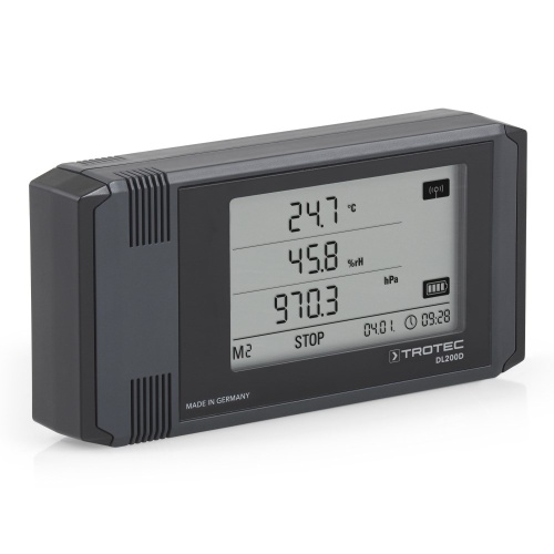 Логгер Trotec DL200D температуры, влажности, точки росы и давления фото 3
