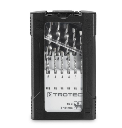 Набор сверл по камню Trotec 15 предметов фото 2