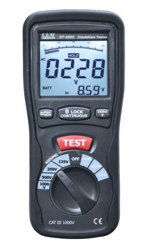 Цифровой мегаомметр CEM DT-5505
