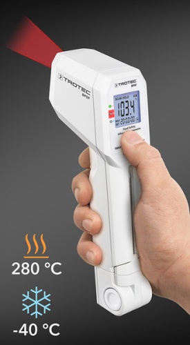 Пирометр Trotec BP5F с проникающим щупом для пищевых продуктов фото 7