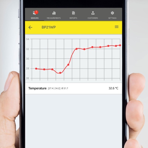 Пирометр TROTEC  BP21WP Bluetooth appSensor фото 11